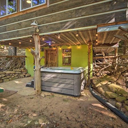 The Treehouse Cabin Creekside Home With Hot Tub! Summerville Exterior foto