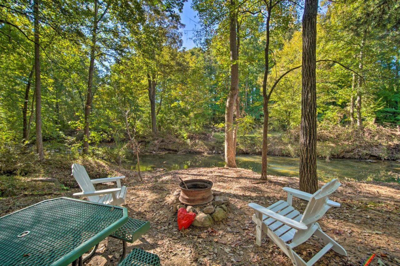 The Treehouse Cabin Creekside Home With Hot Tub! Summerville Exterior foto